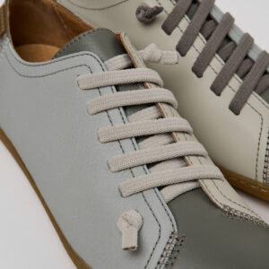 Twins Black Leather Shoes for Women.