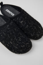 Wabi Black and white Slippers for Women