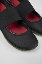 Right Black Leather Mary Jane for Women