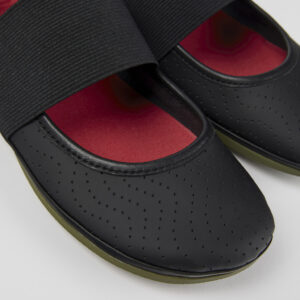 Right Black Leather Mary Jane for Women