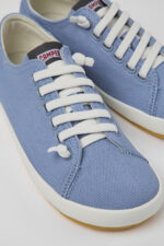 Peu Rambla Blue Textile Sneaker for Women