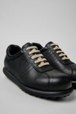 Pelotas Black Leather Shoes for Women.