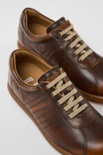 Pelotas Brown Leather Women's Shoe.