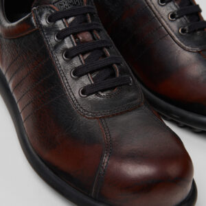Pelotas Burgundy Leather Shoes for Women.