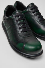 Pelotas Black Leather Shoes for Women.