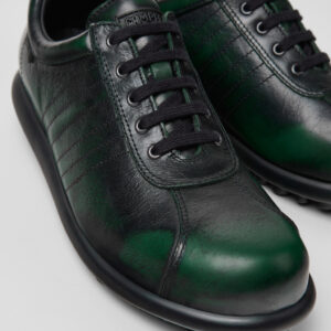 Pelotas Black Leather Shoes for Women.