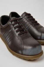 Pelotas Brown Leather Shoes for Women.
