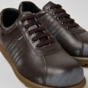 Pelotas Brown Leather Shoes for Women.