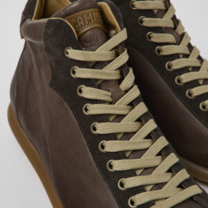 Pelotas Multicolor Leather and Nubuck Ankle Boots for Men.