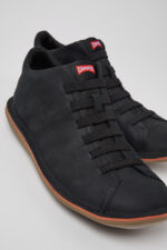 Beetle Gray Nubuck Ankle Boots for Men.