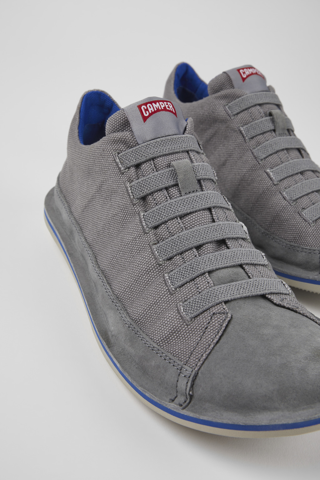 Beetle White Textile/Nubuck Basket Bootie for Men