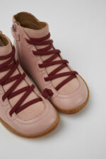 Peu Pink leather and nubuck boots