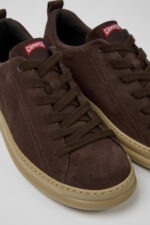 Runner Brown nubuck sneakers for men