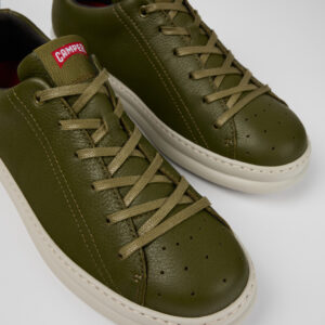 Runner Green Leather Sneaker for Men