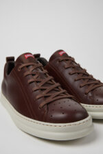 Runner Brown Leather Sneakers for Men.