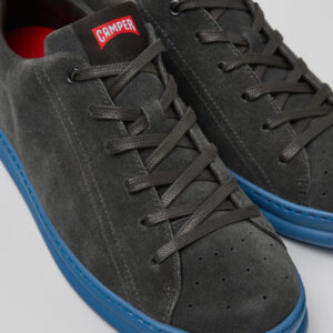 Runner Gray Nubuck Sneakers for Men.