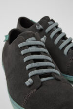 Peu Gray Nubuck Shoes for Men.