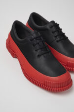 Pix Black Leather Shoe for Men