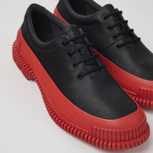 Pix Black Leather Shoe for Men