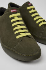 Peu Touring Green nubuck sneakers for men