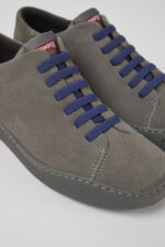 Peu Touring Gray nubuck sneakers for men