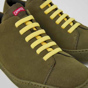 Peu Touring Green nubuck sneakers for men