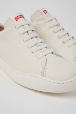 Peu Touring White Leather Sneakers for Men.