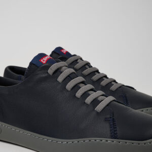 Peu Touring Blue Leather Sneakers for Men.