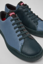 Twins Multicolored Leather Sneaker for Men