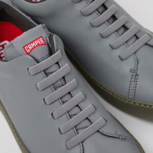 Peu Touring Gray Leather Sneakers for Men.