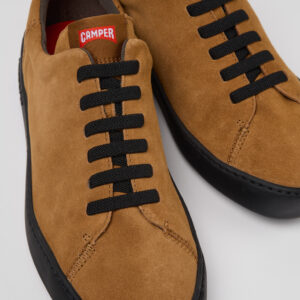 Peu Touring Brown Suede Sneakers for Men.