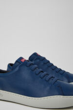 Peu Touring Blue Leather Sneakers for Men.