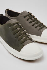 Twins Multicolor Nubuck and Leather Shoes for Men.