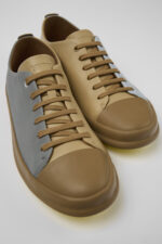 Twins Multicolored Leather Sneaker for Men