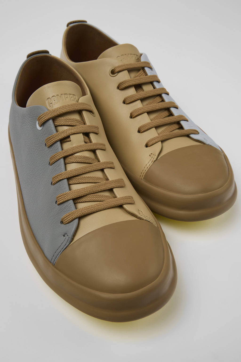 Twins Multicolored Leather Sneaker for Men