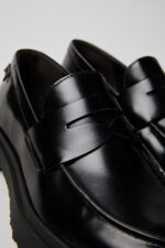 Walden Black Leather Moccasins and Nautical Shoes for Men.