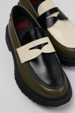 Twins Multicolor Leather Mocasin/Nautical for Men.
