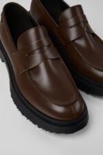 Walden Brown Leather Moccasin/Nautical Shoes for Men.