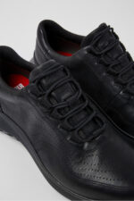 CRCLR GORE-TEX Breathable men's black leather sneakers
