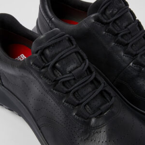 CRCLR GORE-TEX Breathable men's black leather sneakers