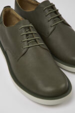 Wagon Green leather shoes for men