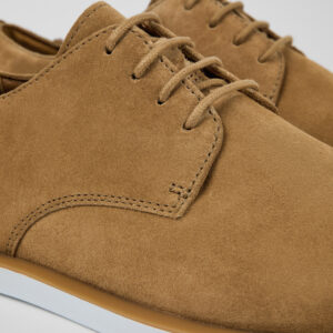 Wagon Brown Nubuck Blucher for Men