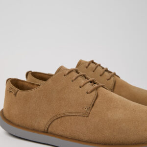 Wagon Brown Nubuck Men's Shoes.