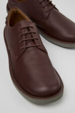 Wagon Brown Leather Shoes for Men.