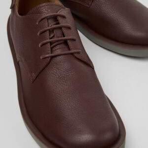 Wagon Brown Leather Shoes for Men.