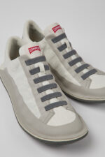 Beetle White and grey shoe for men