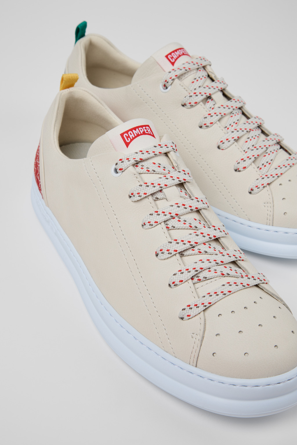 Twins Multicolor Leather Sneakers for Men.