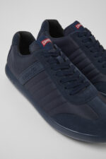 Pelotas XLF Blue Textile and Nubuck Leather Sneakers for Men.