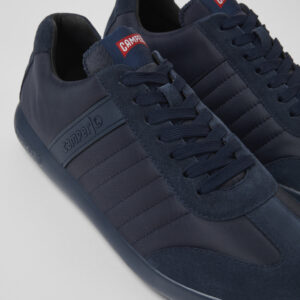 Pelotas XLF Blue Textile and Nubuck Leather Sneakers for Men.