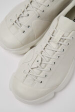 Karst White leather shoes for men